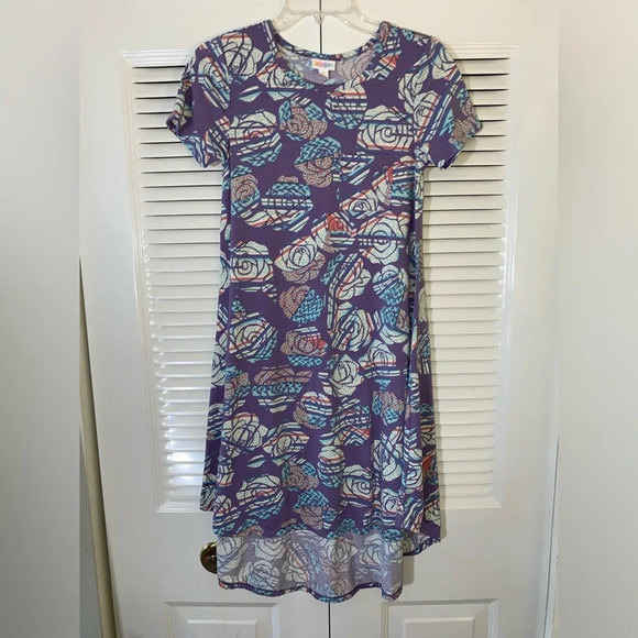 LuLaRoe Carly Rose print dress - Picture 1 of 4